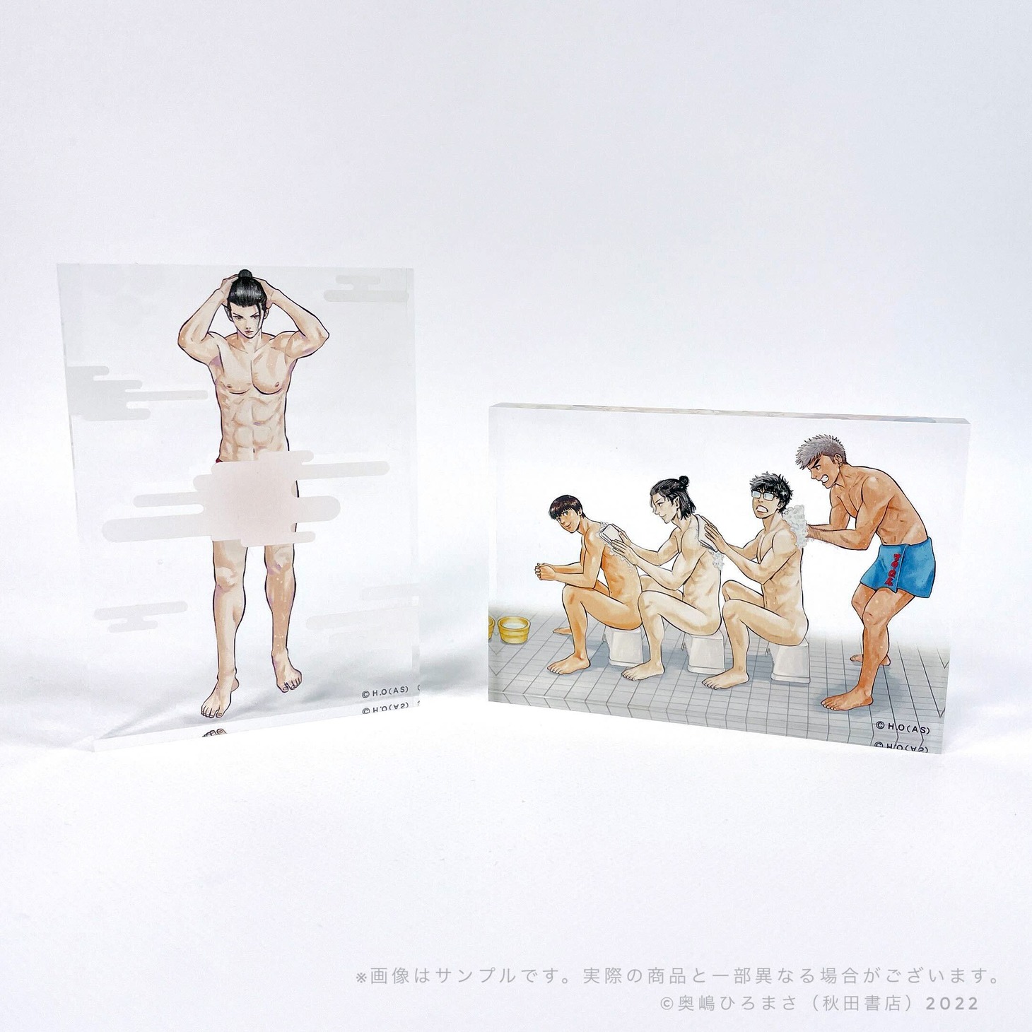 アクリルブロックの写真。
