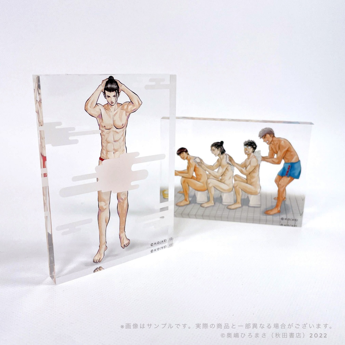 アクリルブロックの写真。