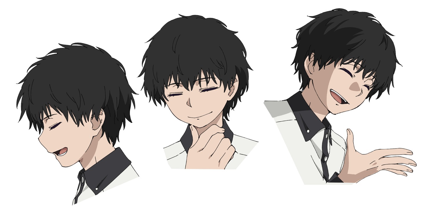 化野蓮（CV：山下大輝）の表情イラスト。