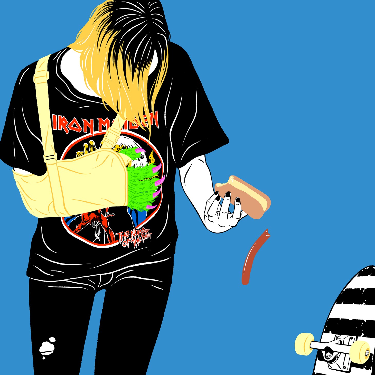 出品作品「Farewell to a Sausage」。