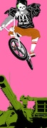 「Floating People / with a Bike」