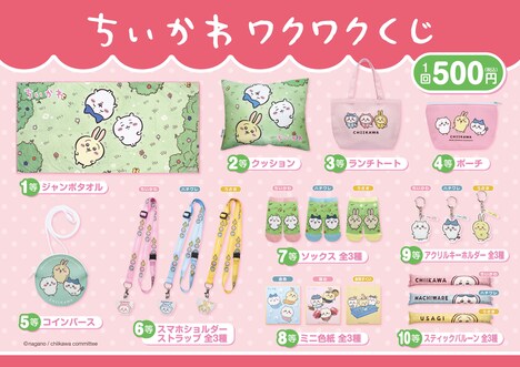 「ちいかわワクワクくじ」