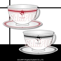 おまけキャンペーンで手に入るカップとソーサーのセット。