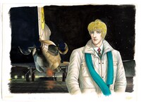 青池保子のカラーイラスト。