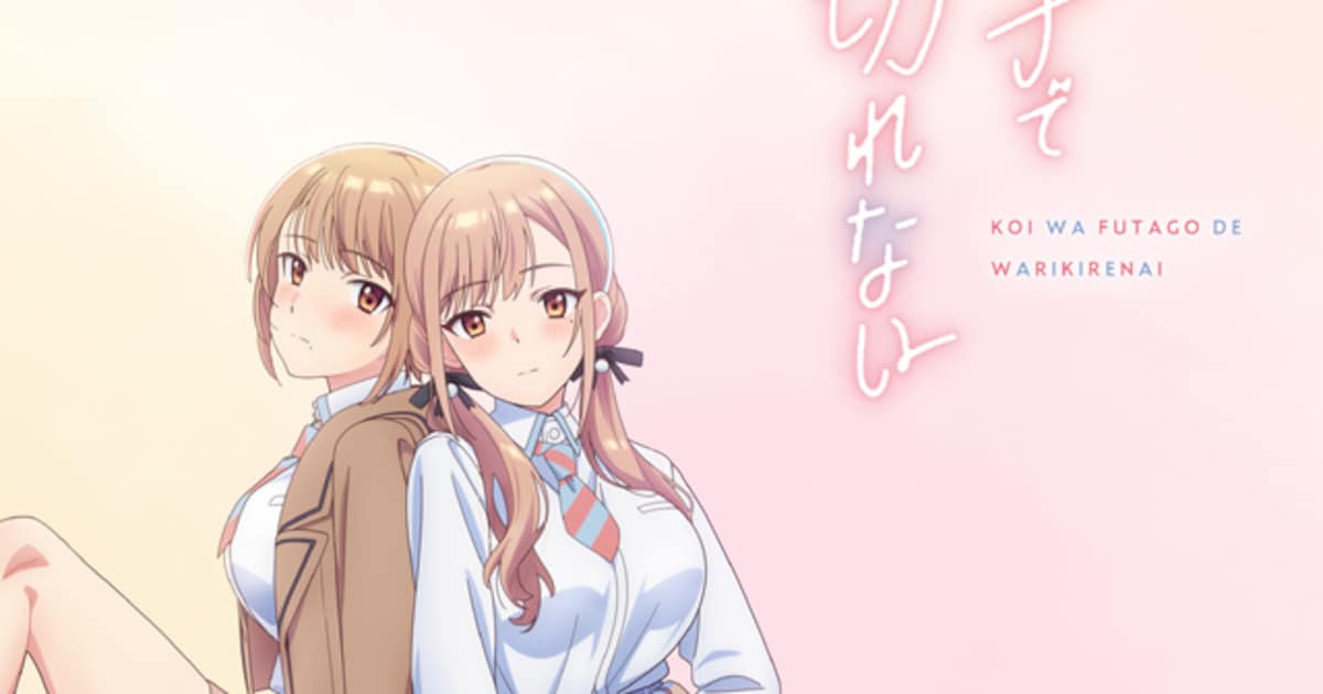 「恋は双子で割り切れない」TVアニメ化 対象的な性格の双子との三角関係ラブコメ(コメントあり) - コミックナタリー