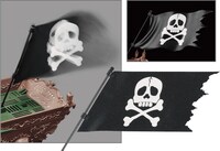 大海賊旗のギミックイメージ。