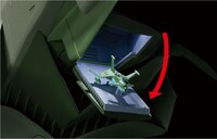 艦載機発進口のギミックイメージ。