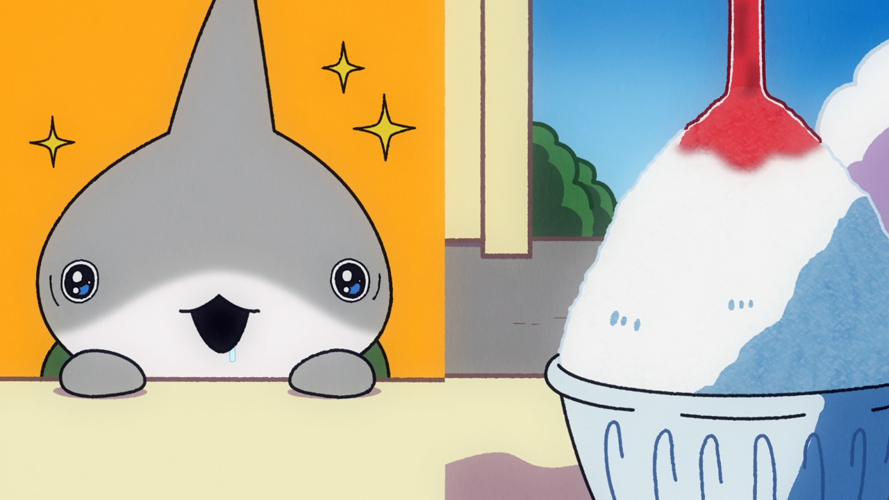アニメ「おでかけ子ザメ」メインPVより。