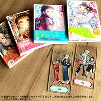 「凛子ちゃんとひもすがら」アクリルスタンド組み立て前のイメージ。
