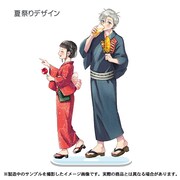 「凛子ちゃんとひもすがら」の「夏祭りデザインアクリルスタンド」。