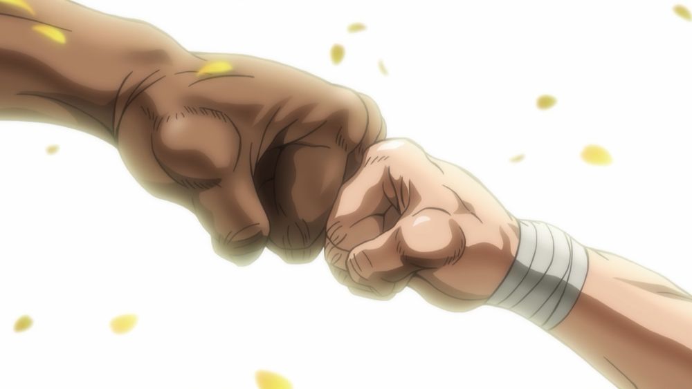アニメ「範馬刃牙」第2期「外伝ピクル＋野人戦争編」ノンクレジットエンディング映像より。 (c)板垣恵介(秋田書店)／範馬刃牙製作委員会