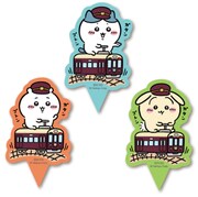 「ちいかわ×阪急電車」ノベルティのフードピック。