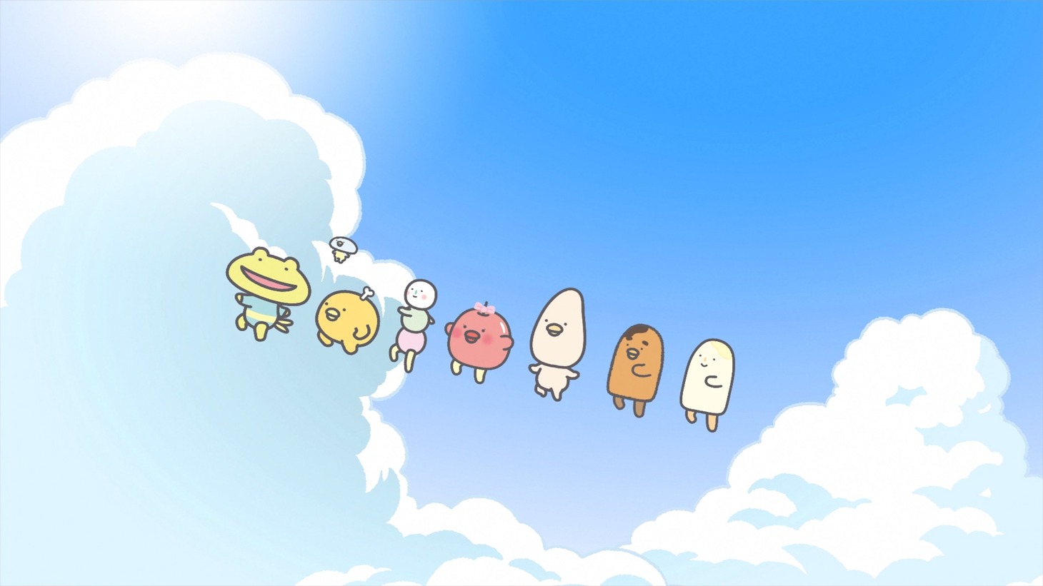 アニメ「チキップダンサーズ」第3期のオープニング映像より。 (c)San-X／チキップダンサーズおどるん会
