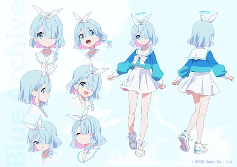 アロナのキャラクター設定画。(c)NEXON Games Co., Ltd.