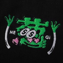 「葱刺繍トートバッグ」