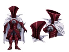 イロンシッド（CV：森川智之）
空に浮かぶ舟に乗り、“神の指”に突如現れた謎の騎士。彼の出現がパーシバルとバルギスの運命を大きく動かしていく。