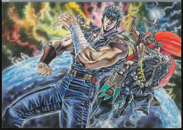 北斗の拳」原画展構成が明らかに、「わが生涯に一片の悔いなし!!」を生 