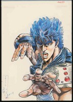 「第五章 彩愛」に展示される週刊少年ジャンプ’86年26号表紙絵。