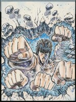 「第五章 彩愛」に展示される週刊少年ジャンプ’85年46号表紙絵。