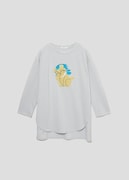 「ヘムヘム(忍たま乱太郎)ルーズフィット長袖Tシャツ」