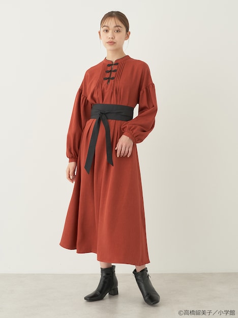 「らんま1/2 チャイナボタンワンピース」