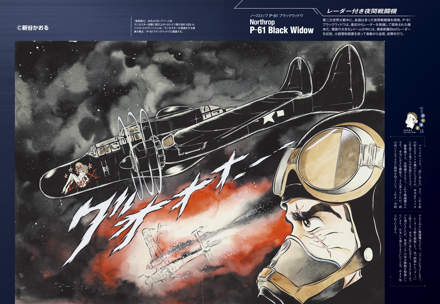 「新谷かおる航空機グラフィティ」より。