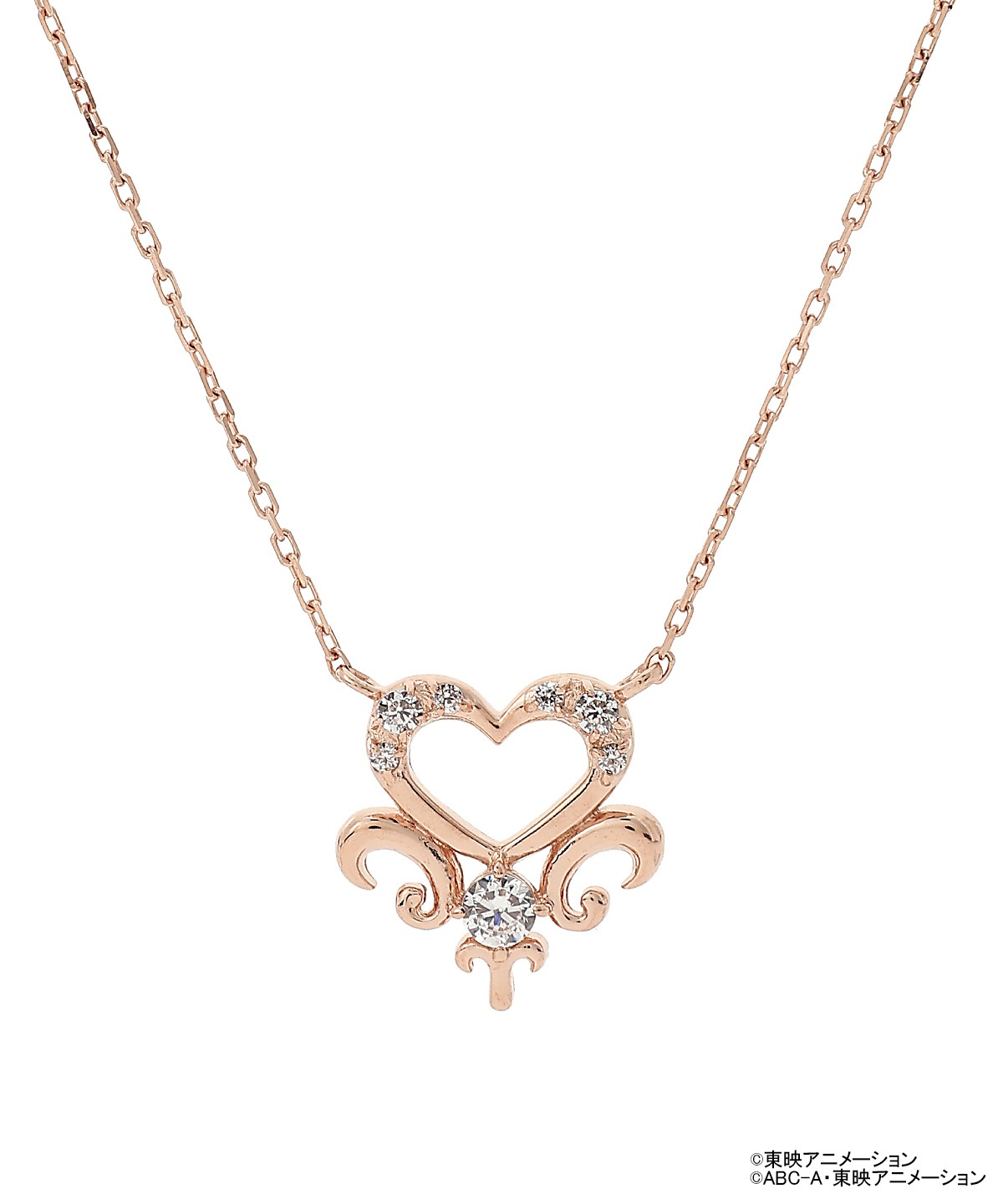 「ふたりはプリキュアMax Heart Samantha Tiara コラボ エンブレムネックレス」