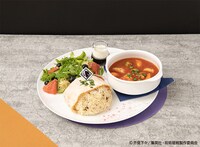 「【天内理子／黒井美里】クリームライス＆チキントマト煮プレート」