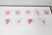 縁日エリアで配布された令呪のシール。