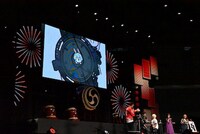 「ショートアニメ『Fate/Grand Order 藤丸立香はわからない』グランドフィナーレ」内で行われたシルエットクイズの様子。