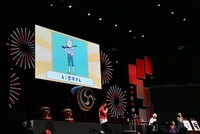 「ショートアニメ『Fate/Grand Order 藤丸立香はわからない』グランドフィナーレ」内で行われたシルエットクイズの様子。