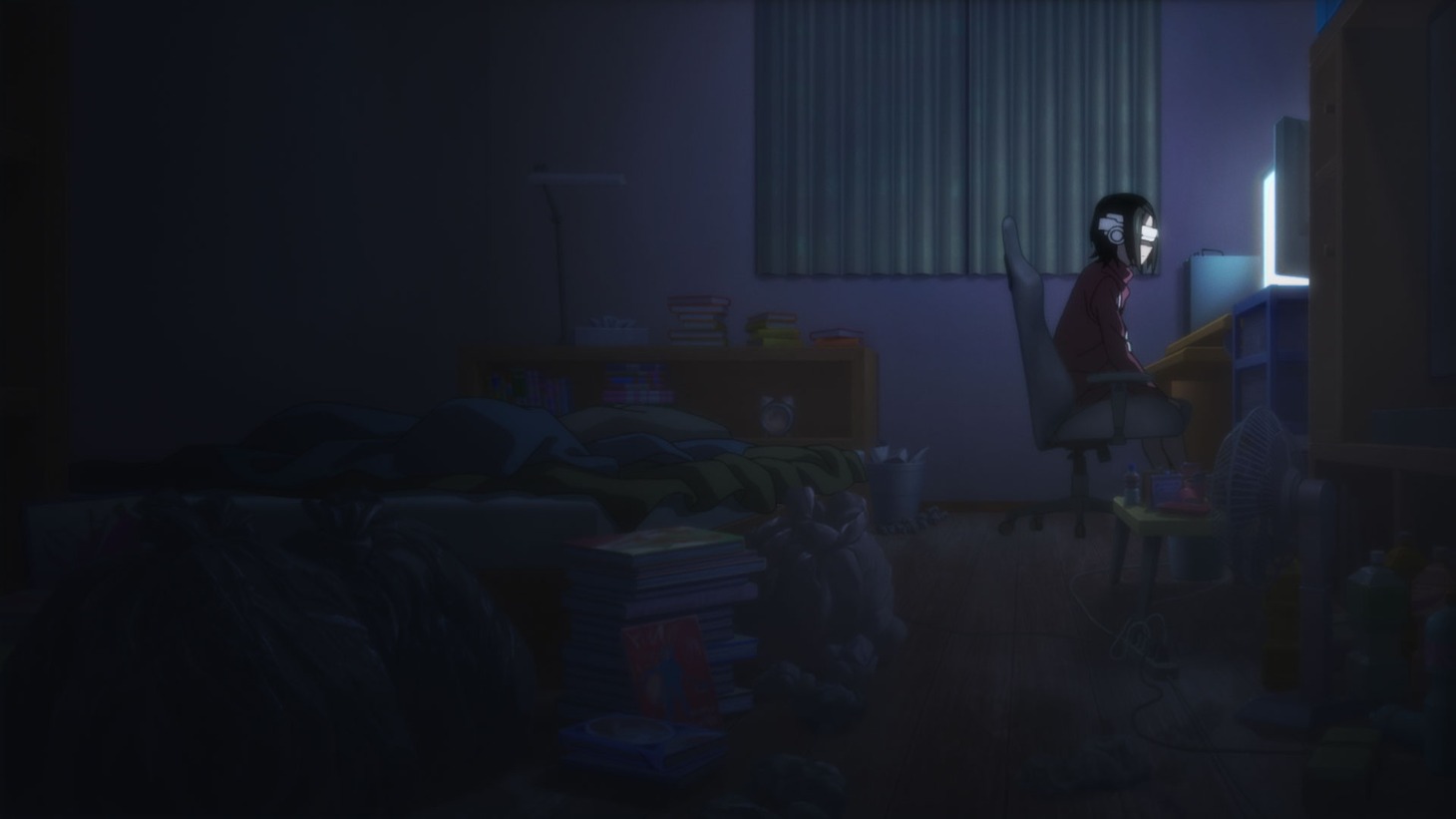 アニメ「グッド・ナイト・ワールド」PVより。