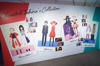 「リコリス・リコイル展 ～seize the day～」の様子。