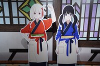 「リコリス・リコイル展 ～seize the day～」の様子。