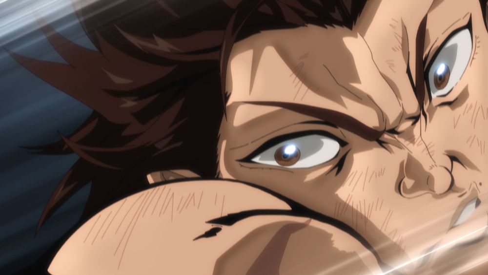 アニメ「『範馬刃牙』第2期」PV第2弾より。