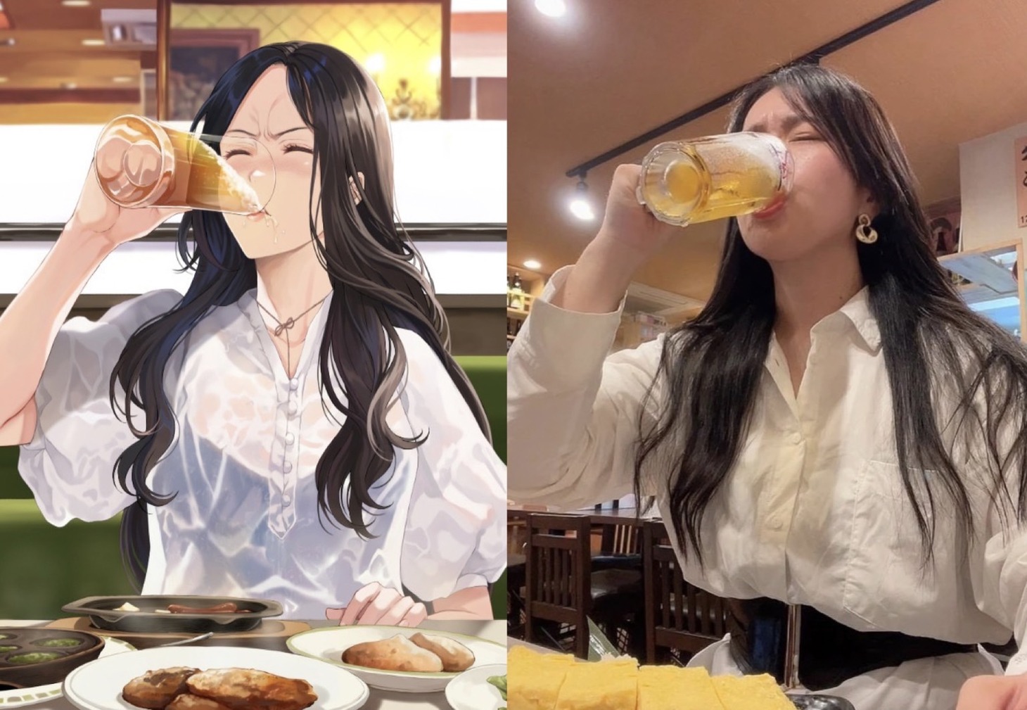 左から「トラックめいめいとビールのおとも」のキービジュアル、トラックめいめい。