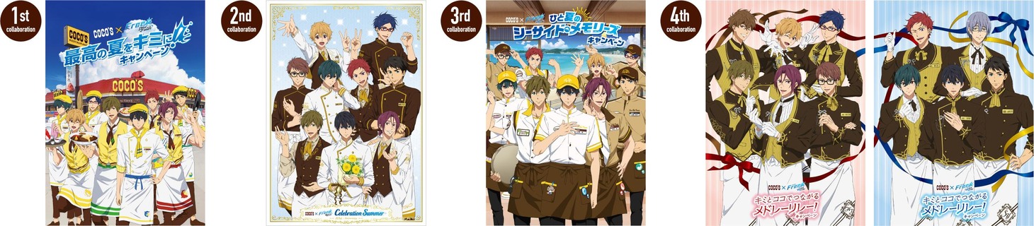 今までのコラボポスターが抽選で当たる企画を展開。