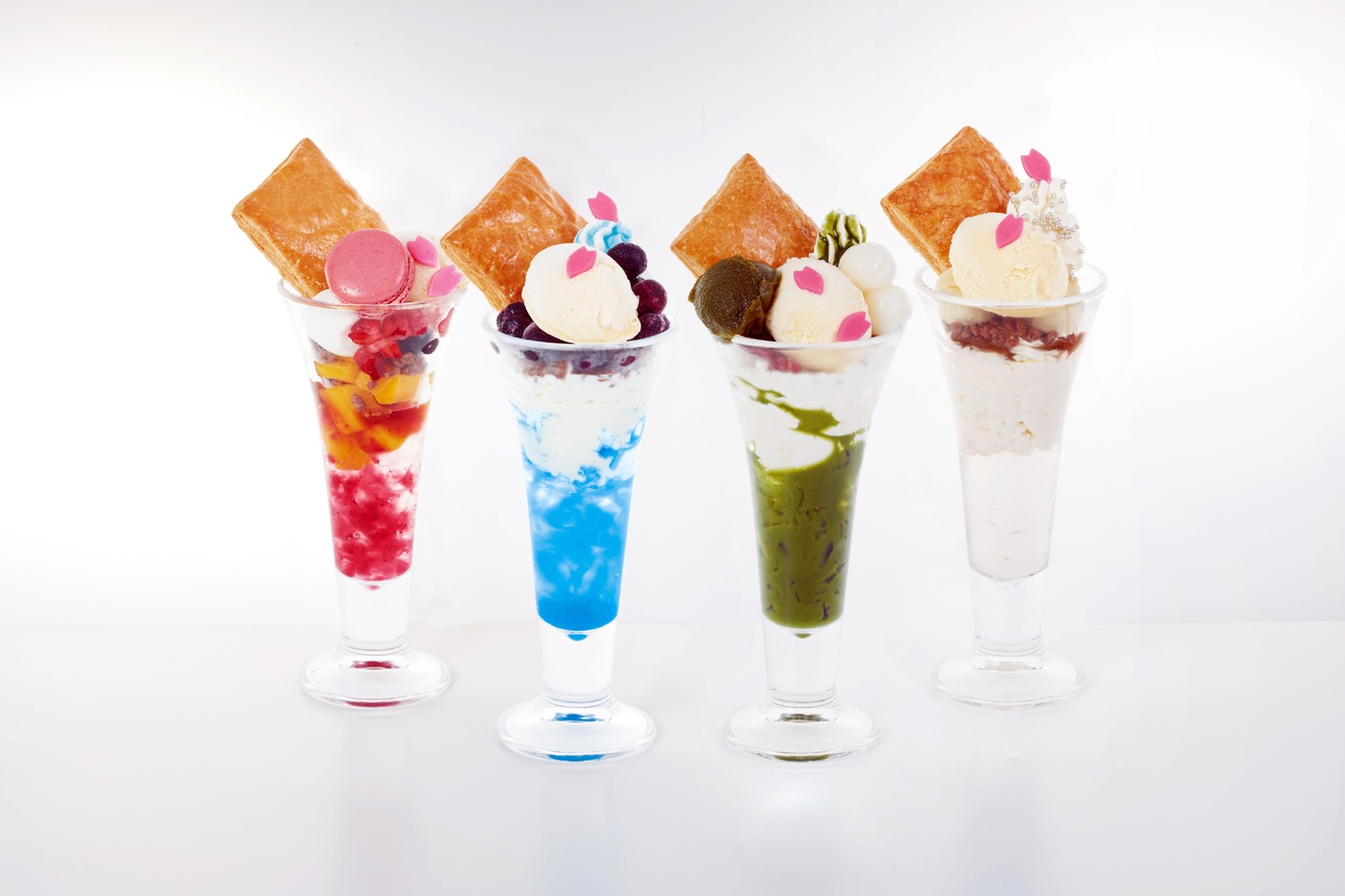「カラフルSAKURAパルフェ Free! STYLE～Top of World～」の後半メニュー。