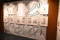 「原画展示：埼玉大会～甲子園」コーナーの様子。