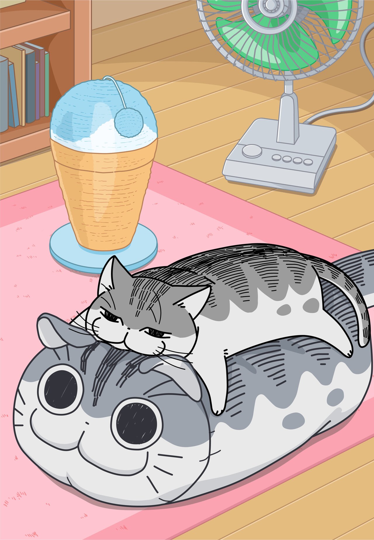 アニメ「夜は猫といっしょ」新ビジュアル - アニメ「夜は猫といっしょ