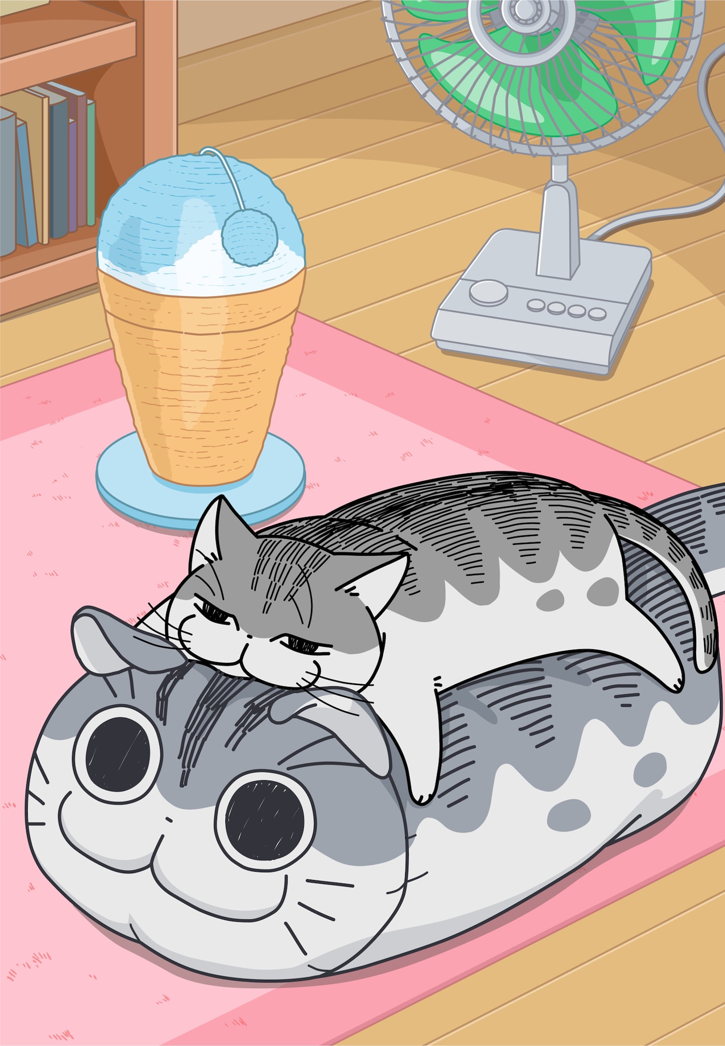 アニメ「夜は猫といっしょ」新ビジュアル