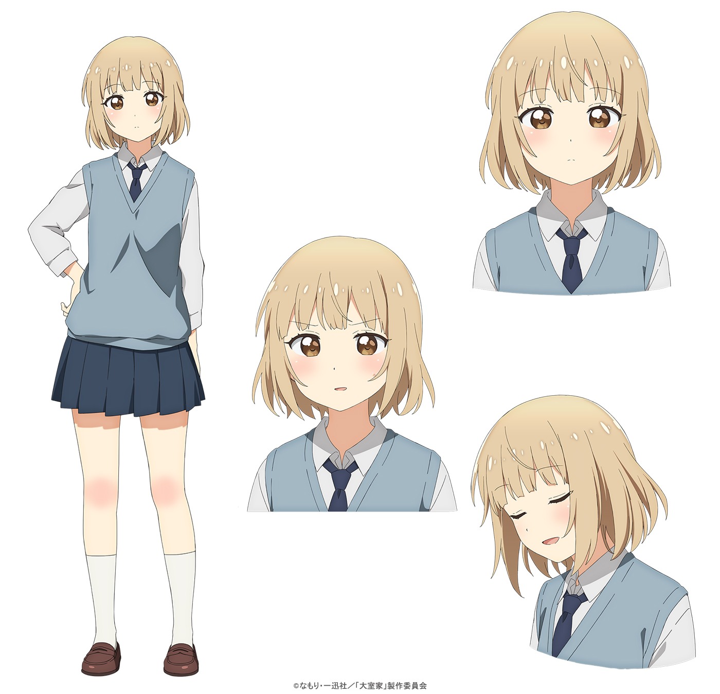 大室撫子（CV：斎藤千和）。大室3姉妹の長女で、18歳の高校3年生。真面目でクールな性格で、おバカな櫻子を冷めた表情であしらいながらも、ときおり妹たちの好物を買ってあげるなどさりげない優しさを見せる。三輪藍、八重野美穂、園川めぐみとの仲良し4人組でも思いやりを発揮。どうやら彼女がいる様子。