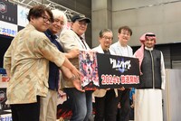 TVアニメ「グレンダイザーU」お披露目ステージの様子。