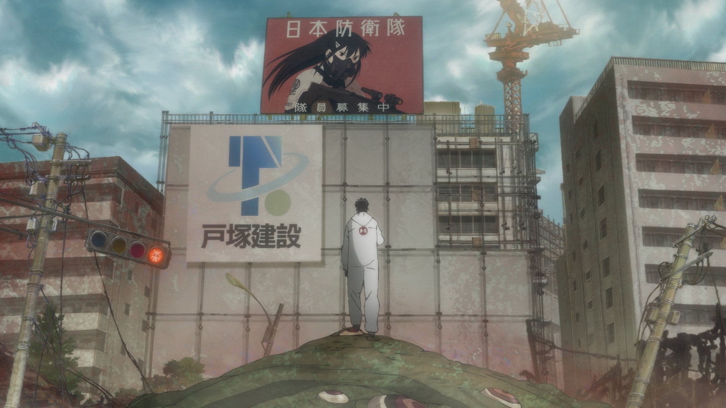 「怪獣8号」ティザーPV第2弾より。