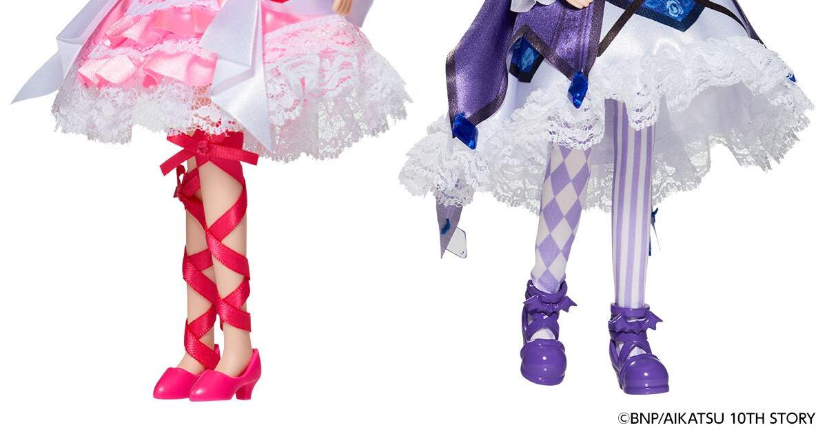 「アイカツ!」星宮いちごと藤堂ユリカのお人形、ドレス&制服の両方楽しめる - コミックナタリー