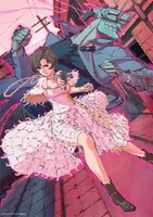 カラスマタスクが映画「リボルバー・リリー」のために描き下ろしたイラスト。