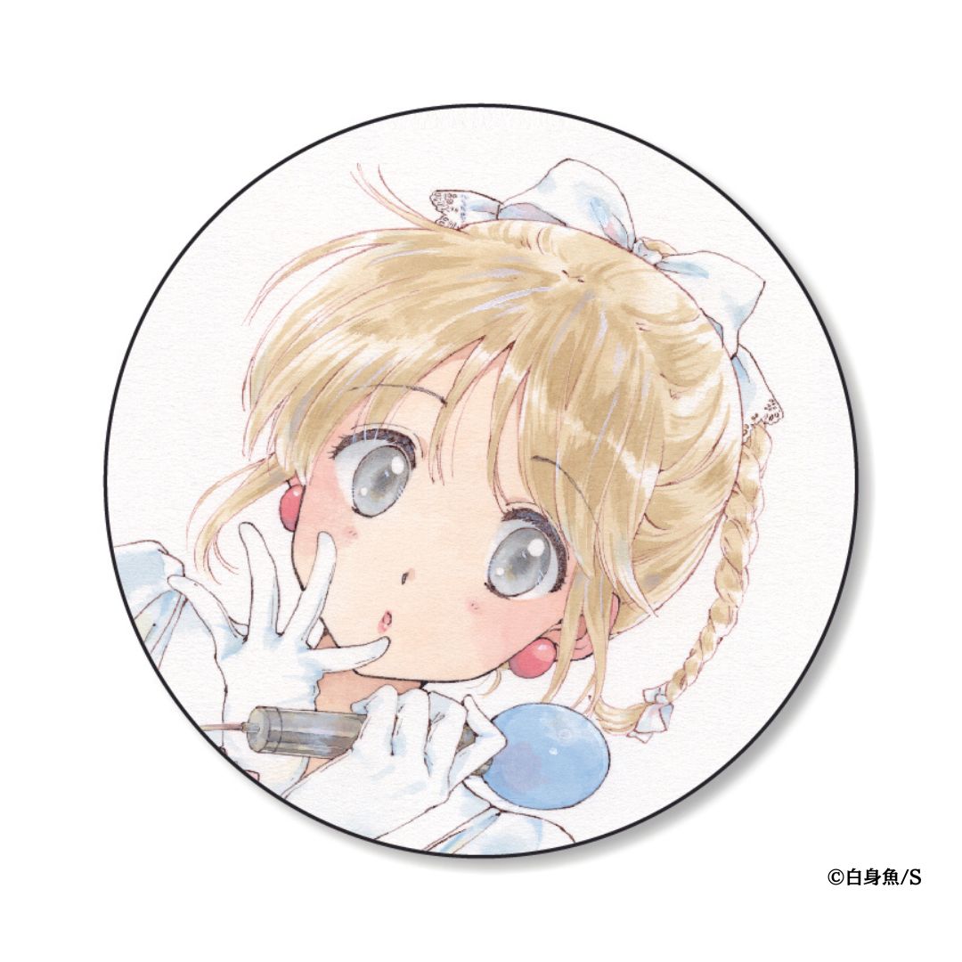3会場を回ってスタンプを集めるともらえる57mm缶バッジ。