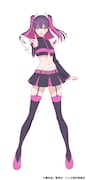ミリエラのコスプレをした橘美花莉(CV:鬼頭明里)。 (c)橋本悠/集英社・リリサ製作委員会
