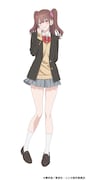 制服姿の橘美花莉(CV:鬼頭明里) (c)橋本悠/集英社・リリサ製作委員会
