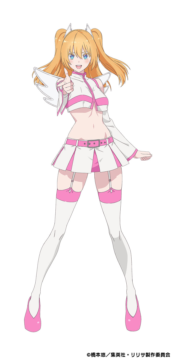 リリエルのコスプレをした天乃リリサ（CV：前田佳織里）。 (c)橋本悠／集英社・リリサ製作委員会